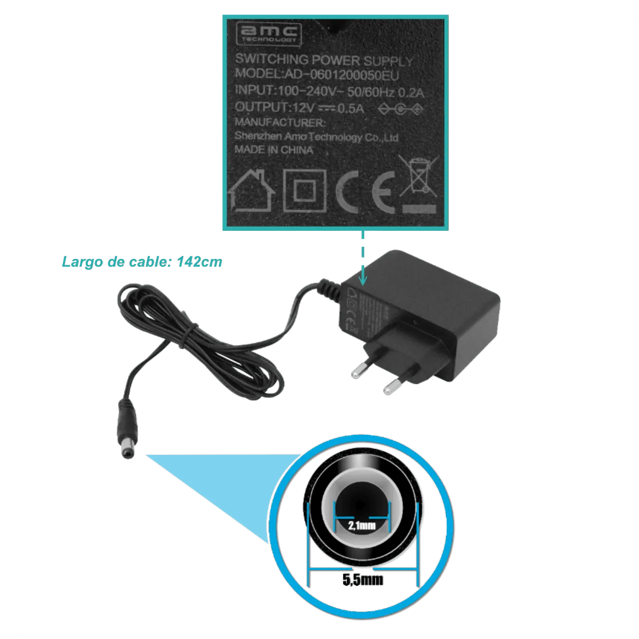Conversor de Medios Gigabit Ethernet 10/100/1000BASE-T a SFP - EM-0101-TG 4