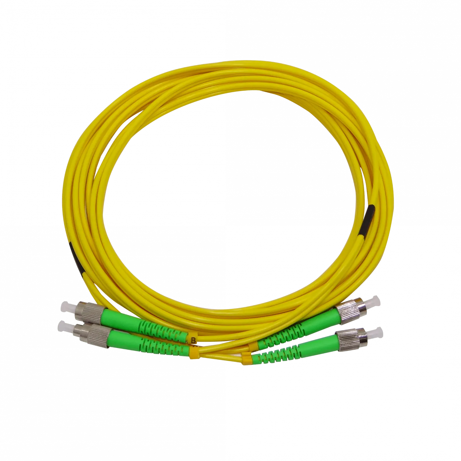 5mt FC/APC-FC/APC MonoModo SM Duplex Jumper Cable Fibra 9/125um 3mm 2