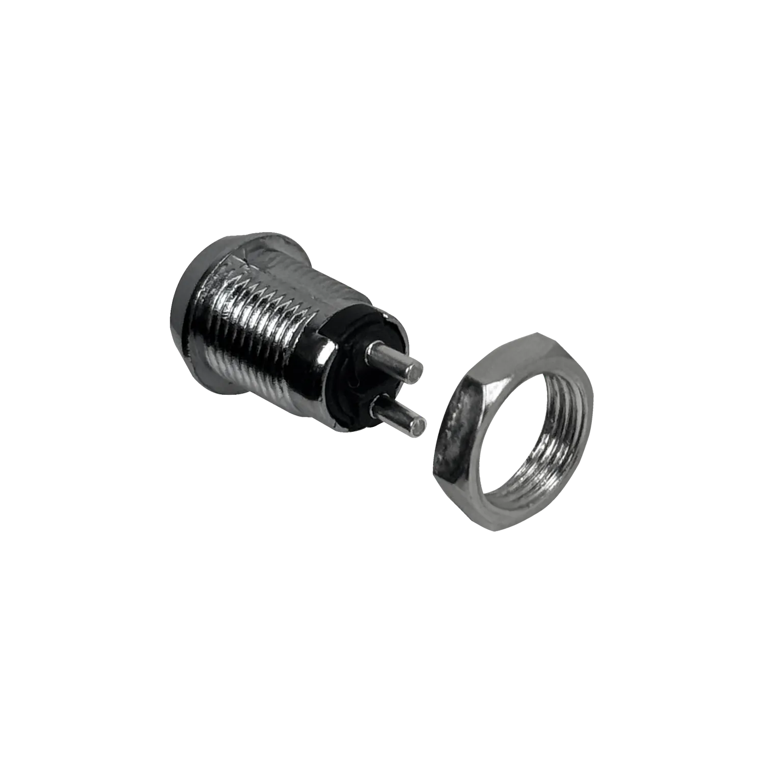 Chapa Electrica 2-Pin 12mm Llave Seguridad req-Soldar-Cables 0,5A 250V 2