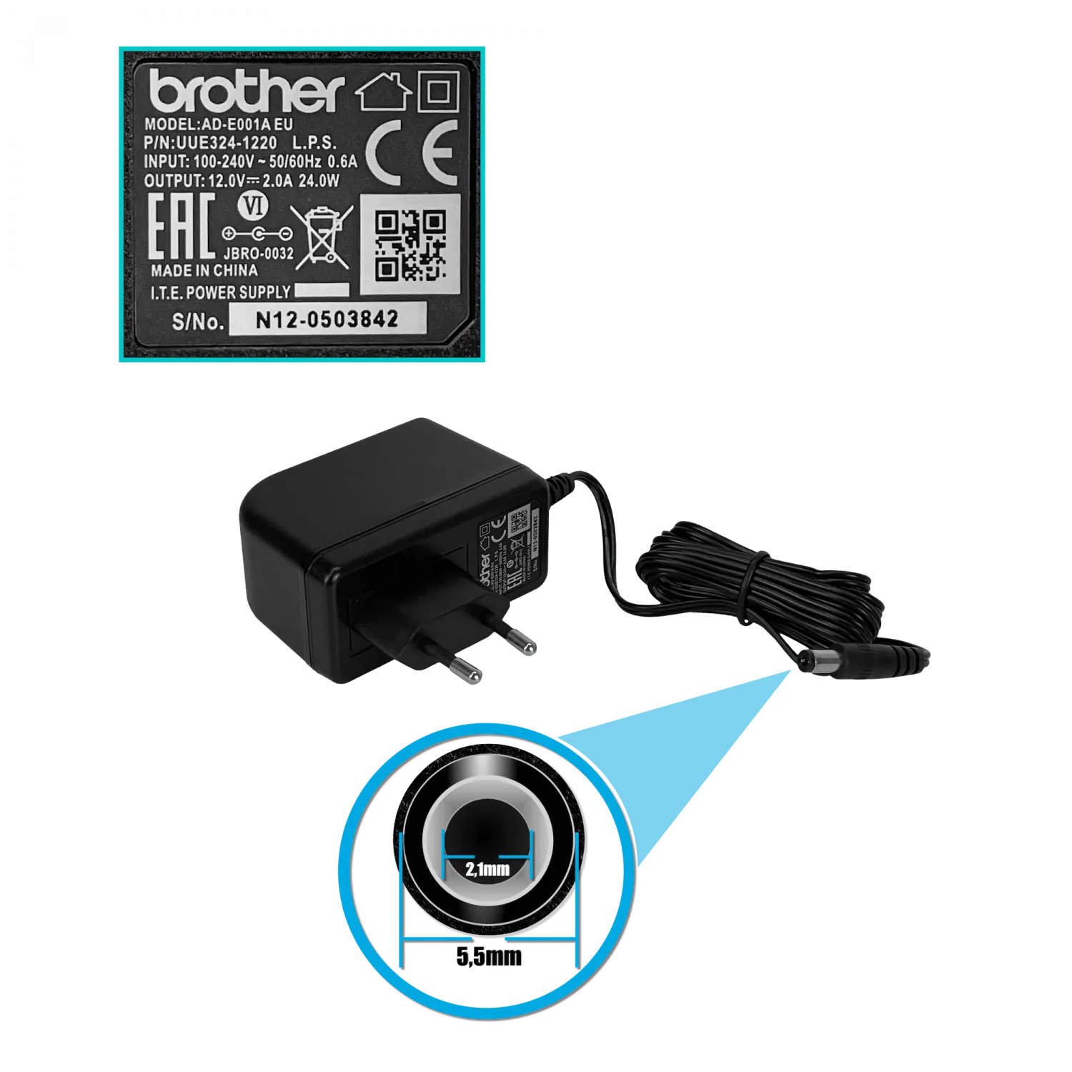 Rotuladora Electrónica Brother PT-D600VP, Pantalla LCD a Color, Teclado QWERTY, Corte Automático 10