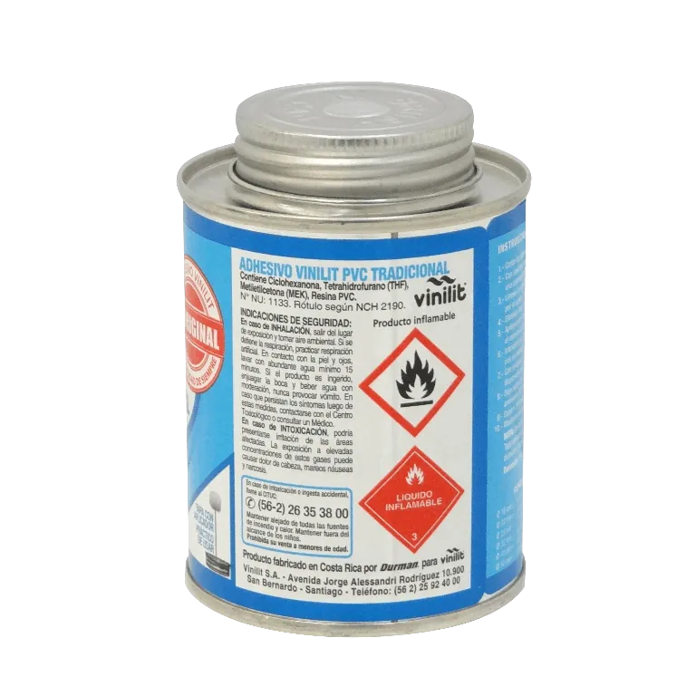 VINILIT 240cc Tarro Adhesivo PVC 120x16mm 70x25mm incluye-aplicador 2