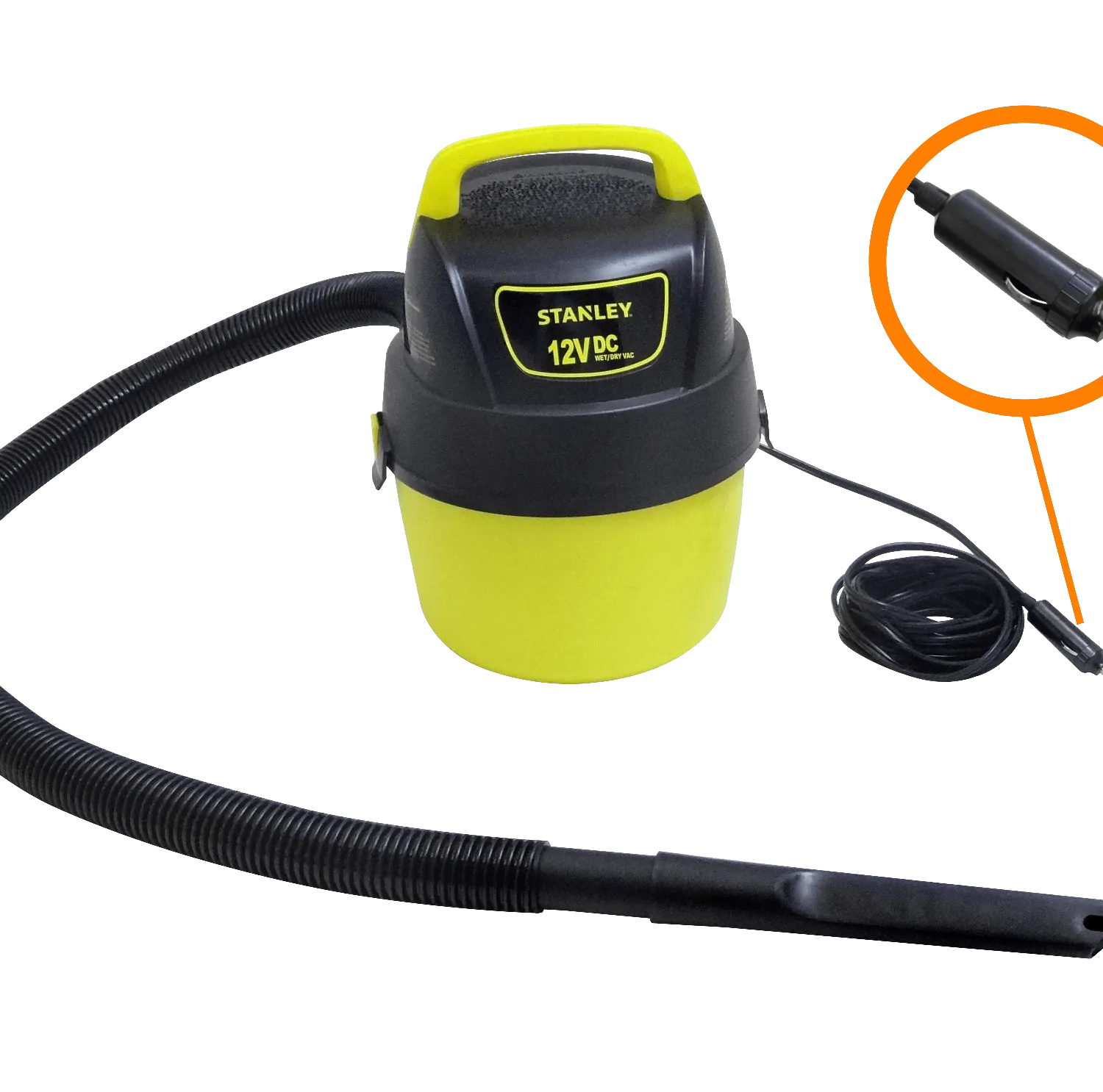 Aspiradora Portatil STANLEY 12V  Seco Mojado 3,8Lt Cable-5mt-EnchAuto 4