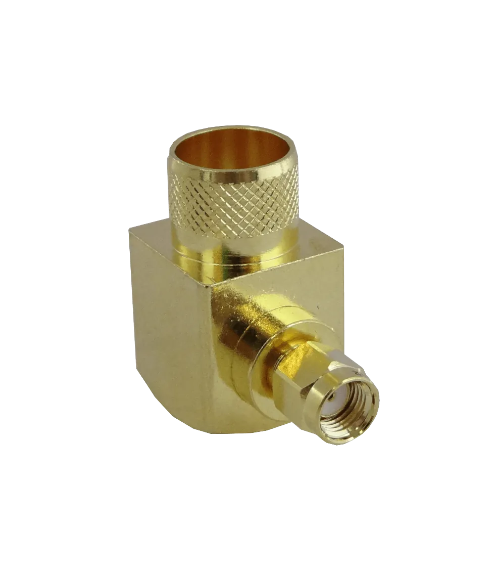 RPSMA-Macho Angular LMR600 Conector Coaxial Crimpeable CA600 2