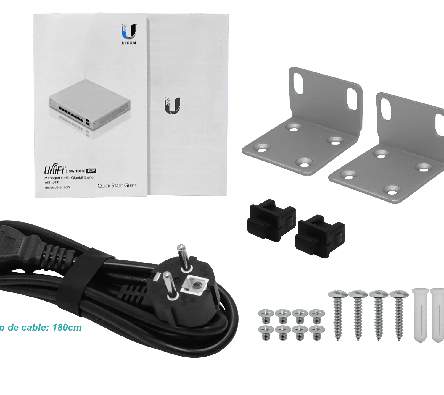 Switch UniFi US-8-150W - 8 Puertos PoE con SFP y 130W PoE+ Total 5
