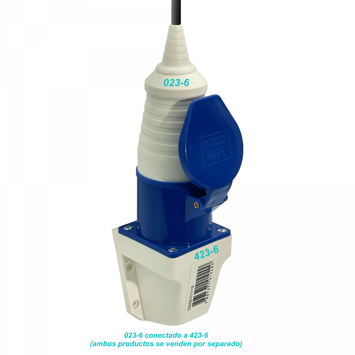 PCE Typ423-6h 32A IP44 Hembra Enchufe Industrial 690V 2P+T 2