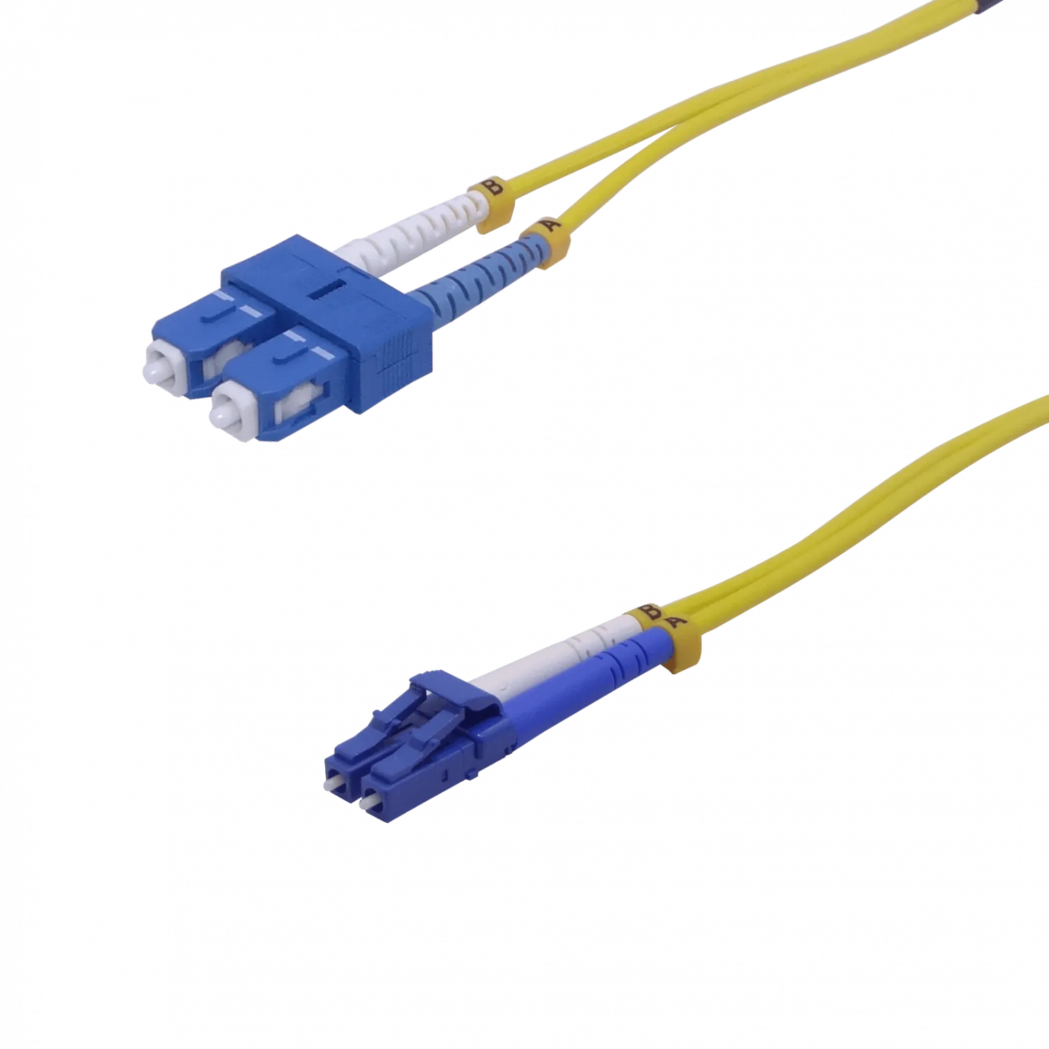 15mt LC-SC/UPC MonoModo SM Duplex Jumper Cable Fibra 9/125um 3mm 3
