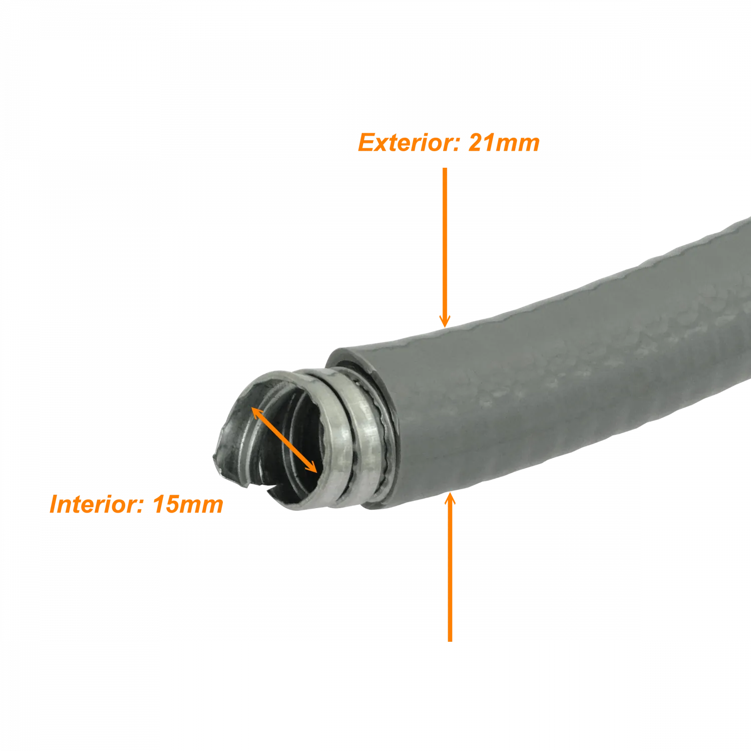 M20-30 20mm Rollo-30mt Conduit Metalic Cubierto-PVC Semi-Flex 1/2-Pulg 5