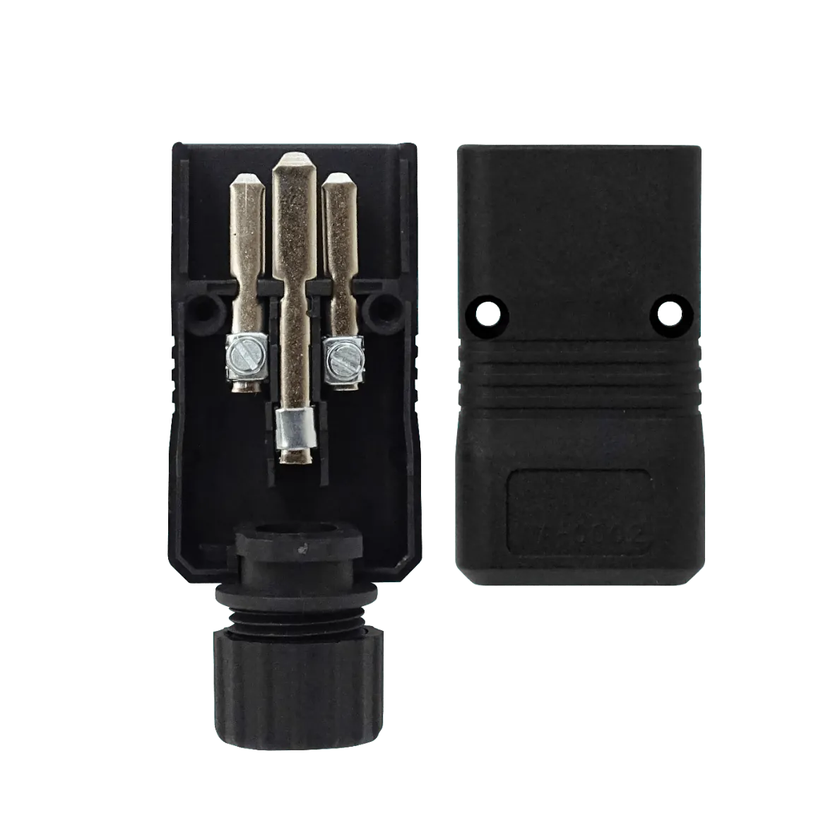 Enchufe Macho C20 Volante 16A Negro para UPS de alta potencia 2