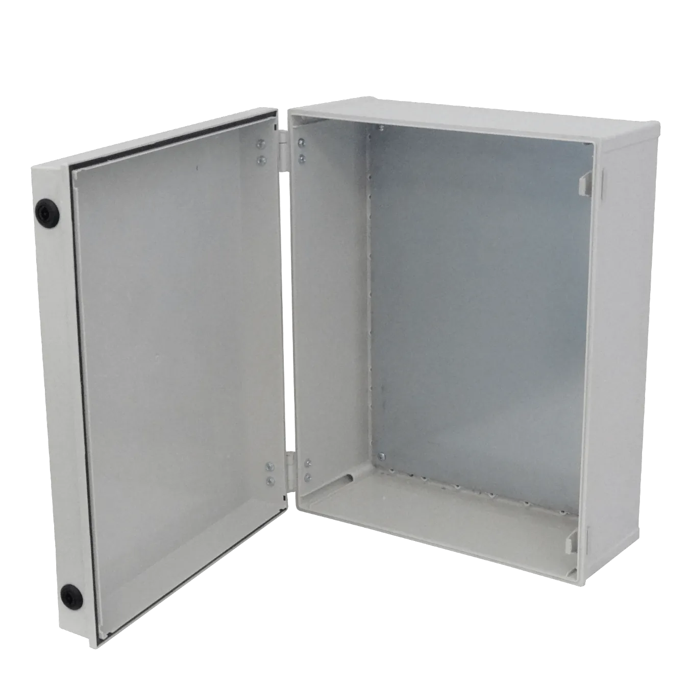 Tablero Estanco 400x500x200 mm, IP66, Plastico Gris con Placa, KG-4050  5