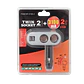 2-Vehicular-Hembra 2-USB-Hembra-AH 5VDC 3,1A 12V/24V-Macho-Encendedor - Miniatura 2