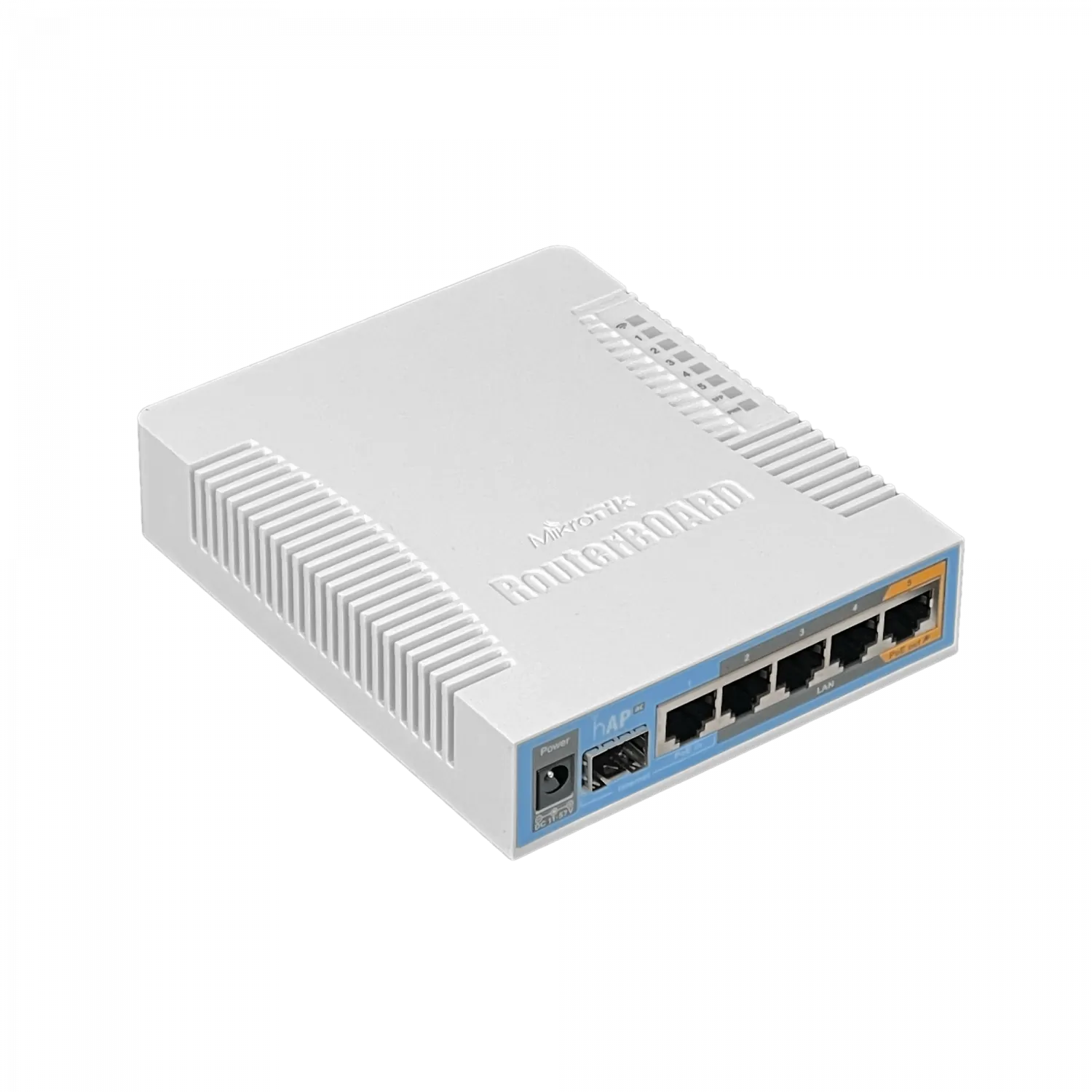 Router Inalámbrico MikroTik hAP ac - Doble Banda 2.4/5 GHz, 5 Puertos Gigabit, SFP, PoE Out 5