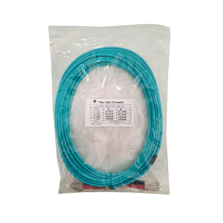 5mt LC-LC OM3 MultiModo MM Duplex Jumper Fibra 3.0mm 50/125um LSZH 3