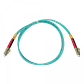 1mt LC-LC OM3 MultiModo MM Duplex Jumper Fibra 3.0mm 50/125um LSZH - Miniatura 2
