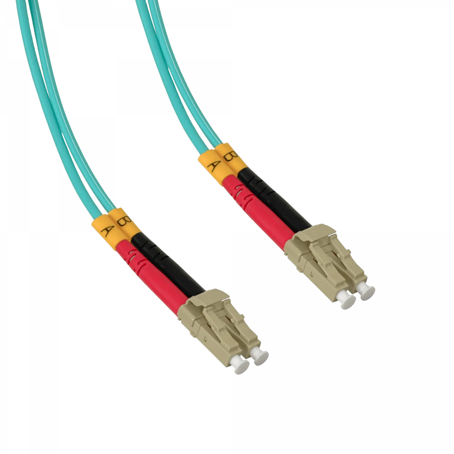 1mt LC-LC OM3 MultiModo MM Duplex Jumper Fibra 3.0mm 50/125um LSZH 3