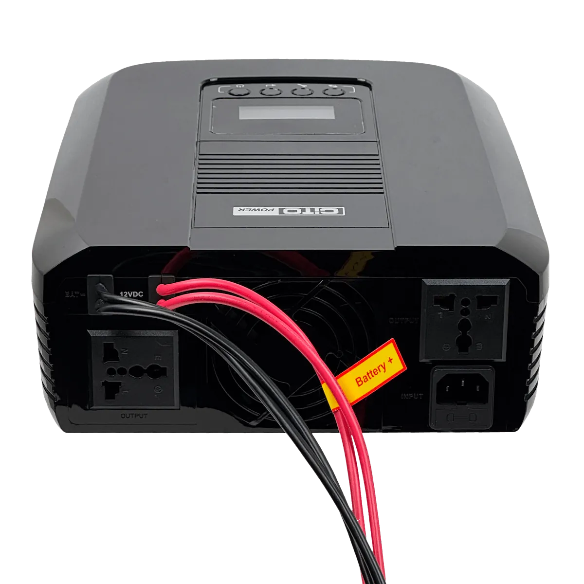 UPS CITO CPI-B1200 Inversor 1000W, 90-280VAC, Onda Modificada, Requiere Batería 12VDC 4