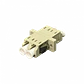 LC-LC Beige MM DX-Duplex Copla p/Fibra Adaptador p/Cabecera-CL/Caja - Miniatura 3