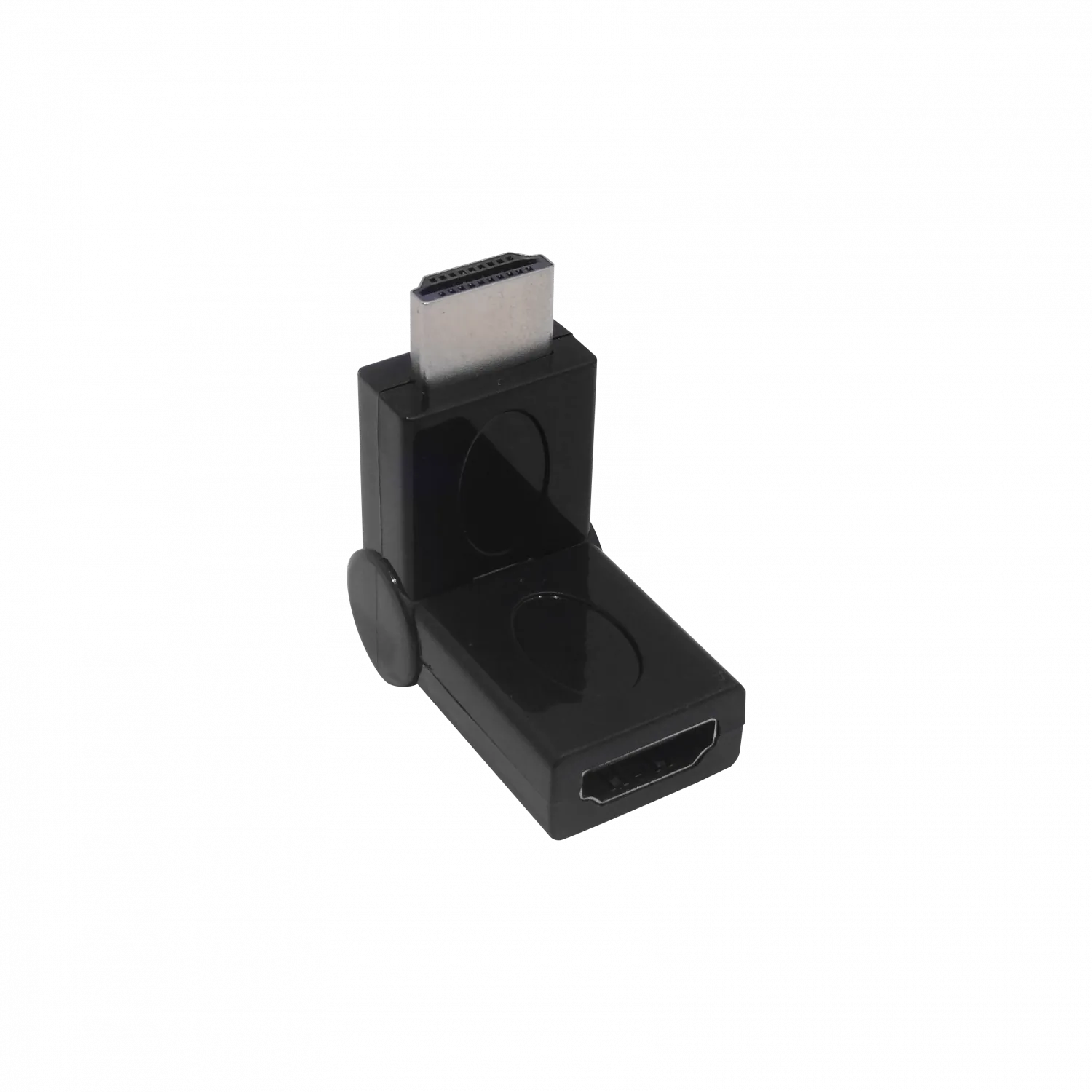Pivote Bisagra HDMI v1.4 3D 4K Macho-Hembra 180-Grados 2