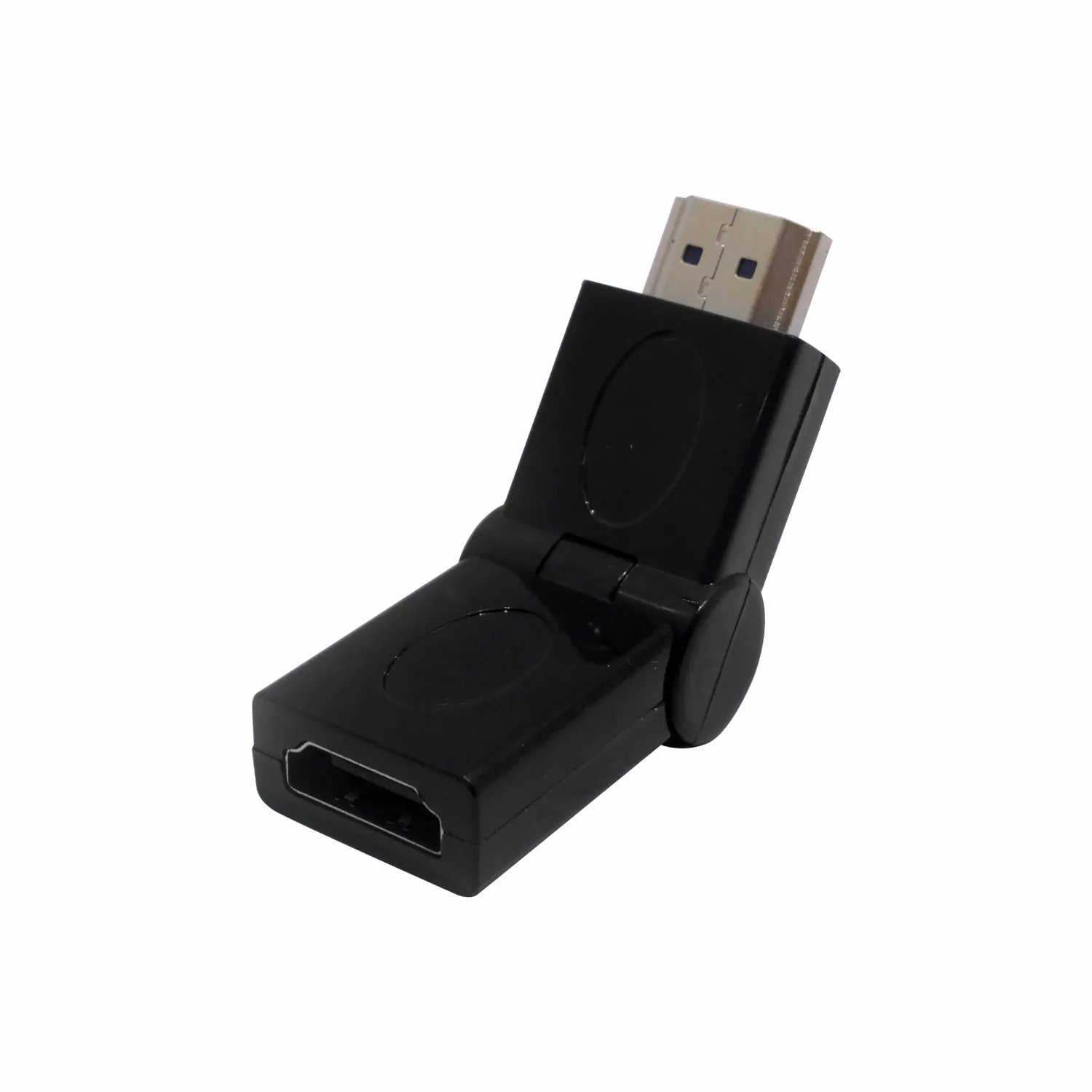 Pivote Bisagra HDMI v1.4 3D 4K Macho-Hembra 180-Grados 3