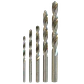 Brocas Metal 4x75mm 5x87mm 6x93mm 8x117mm 10x132mm Juego-5un. F3169 - Miniatura 3
