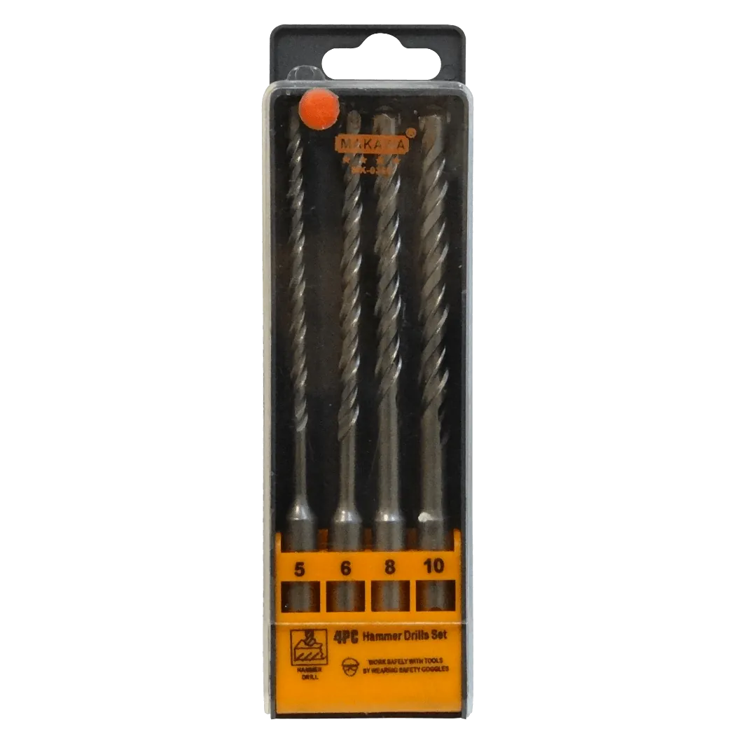 Brocas Rotomartillo 5-6-8-10mm x100mm Juego-4u. Concreto SDS sim-Hilti 2