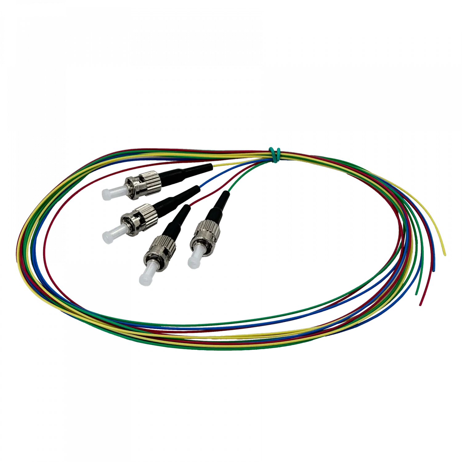 ST/UPC OM3 Multimodo 1,5mt 4-Unidades Pigtail 50/125um 0,9mm 150cm 2