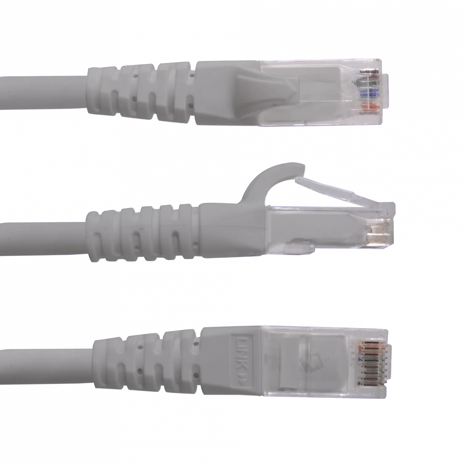 Cable Patch Cruzado LINKMADE Cat6 3mt Gris U/UTP CrossOver 568A/568B 2