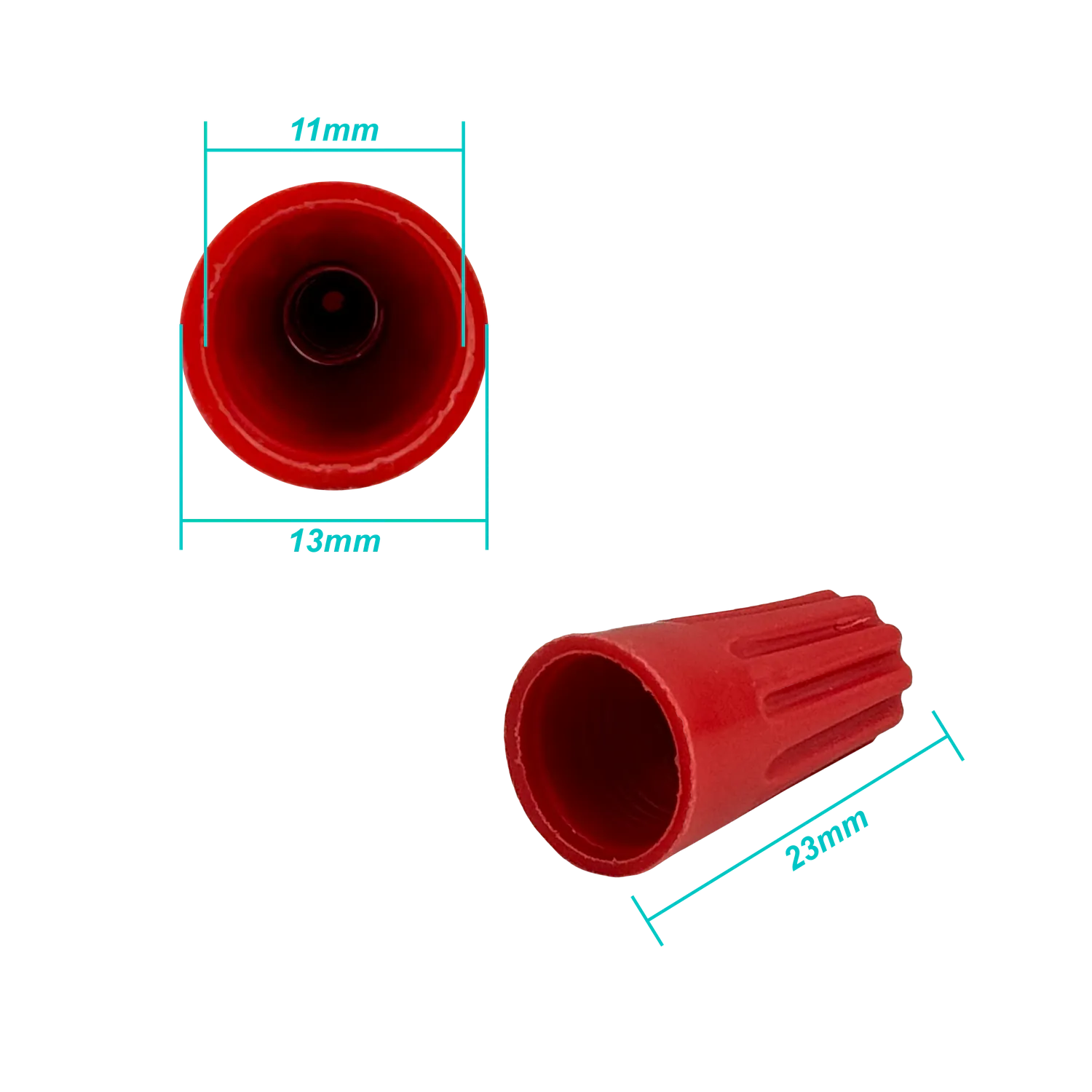 nro.44 20-unids. Conector Conico 22-10AWG 0,5-6,0mm2 8
