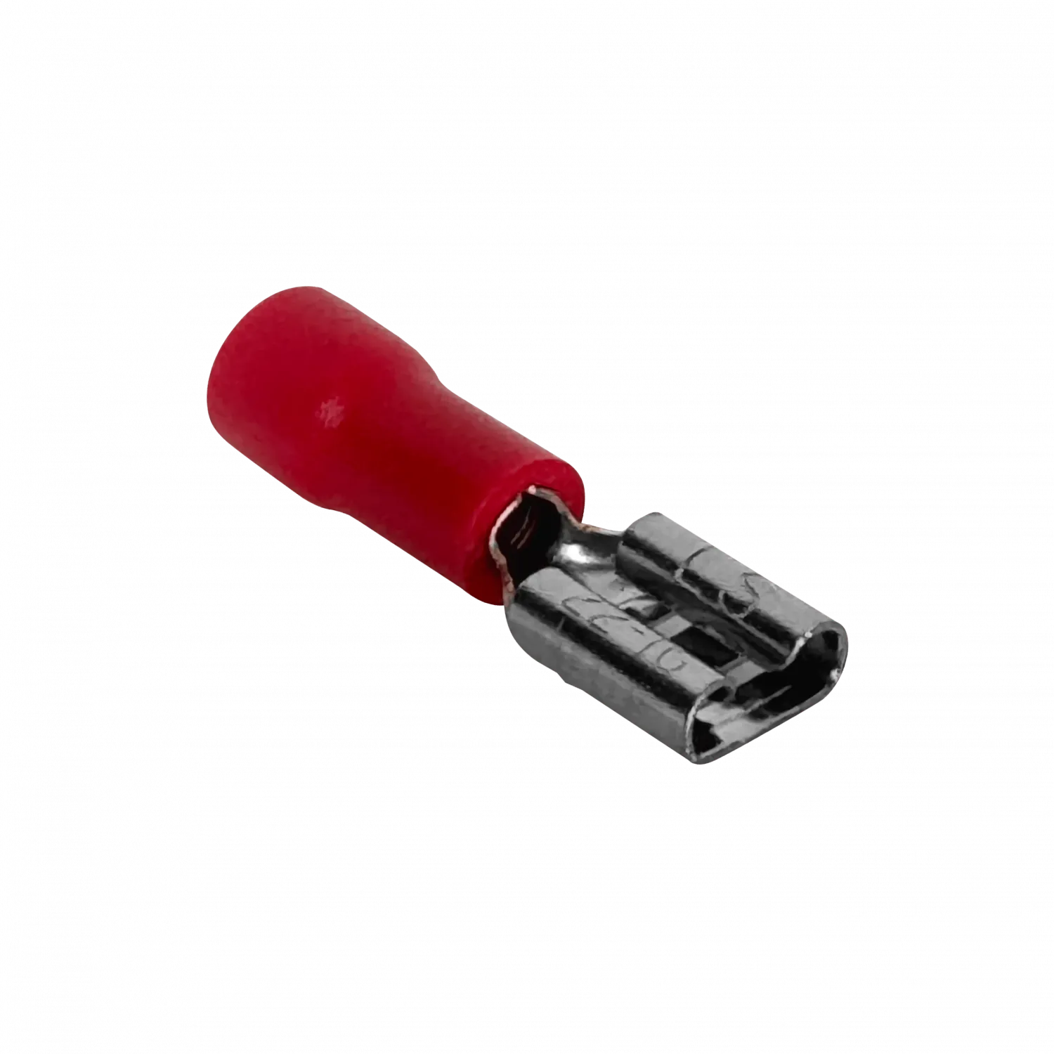 4,8x0,5mm 100u Rojo Hembra Semi-Aislado Faston 0,5-1,5mm2 FDD1.25-187 3