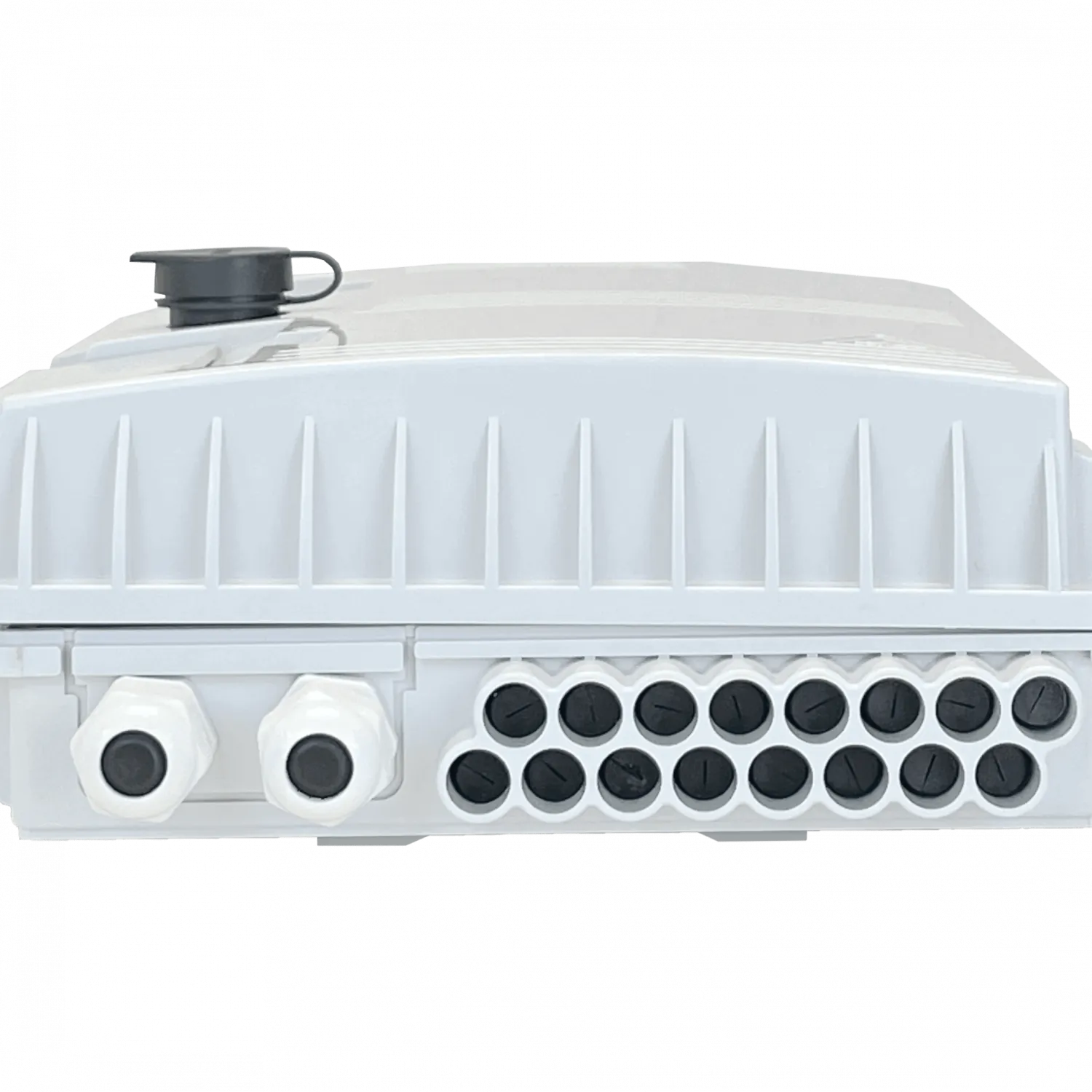 Caja NAP de Fibra Óptica 16 Puertos Rectangular IP65 con Llave - BOX-16 2