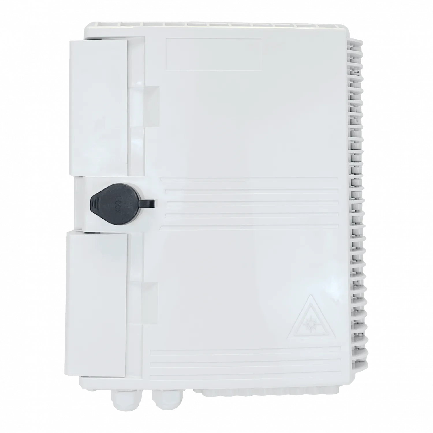Caja NAP de Fibra Óptica 16 Puertos Rectangular IP65 con Llave - BOX-16 7