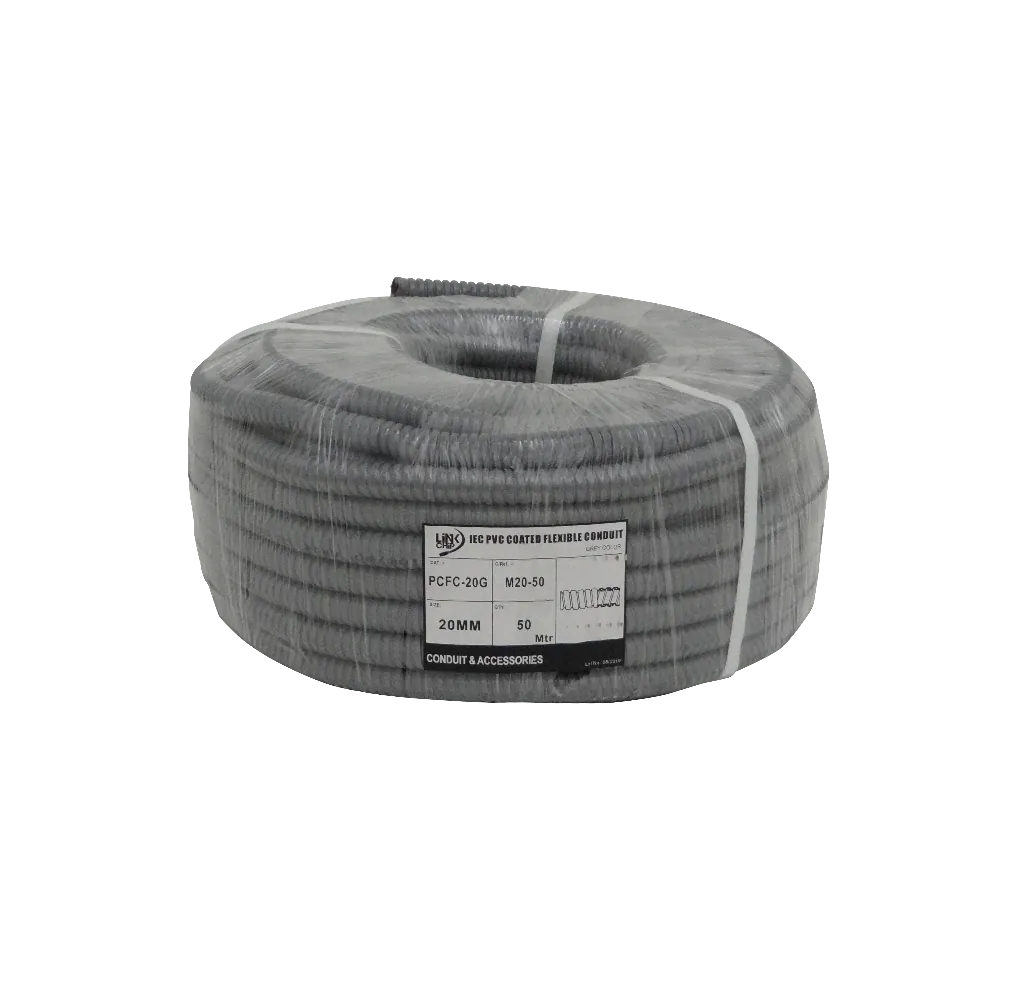 Conduit Flexible Metálico 20 mm, Rollo 50 m, Cubierto PVC (1/2), M20-50 2