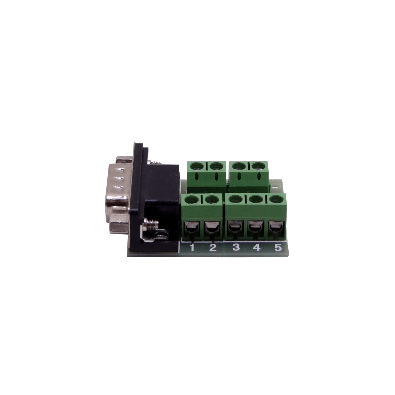 Conector DB9-Macho DGB9MT DE-09, Terminal Regleta Atornillable, Requiere FP1MV 4