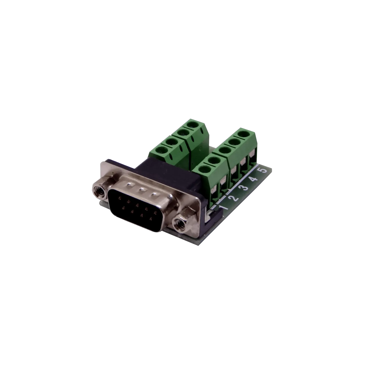 Conector DB9-Macho DGB9MT DE-09, Terminal Regleta Atornillable, Requiere FP1MV 5