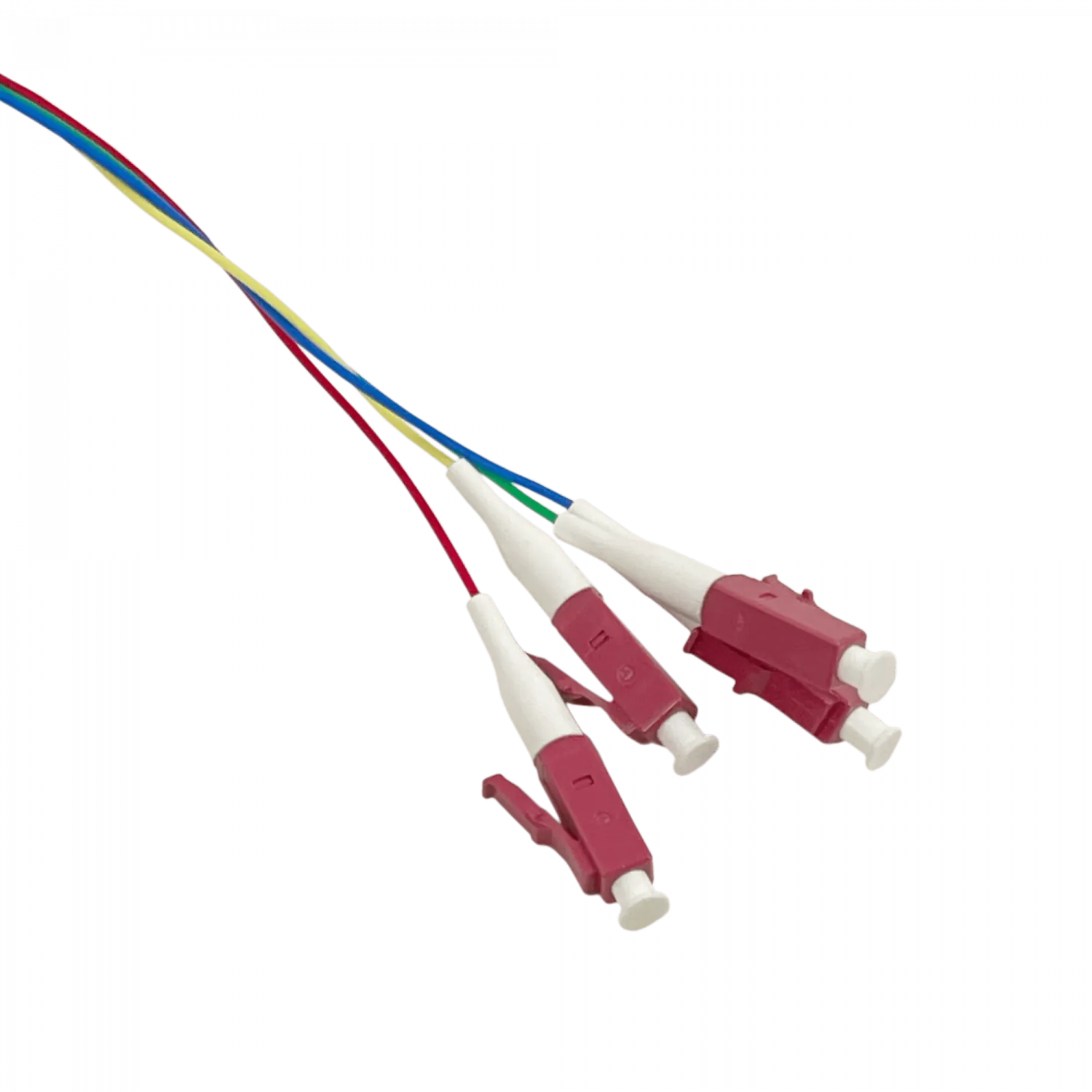 LC/UPC OM4 Multimodo 1,5mt 4-Unidades Pigtail 50/125um 0,9mm 150cm 2