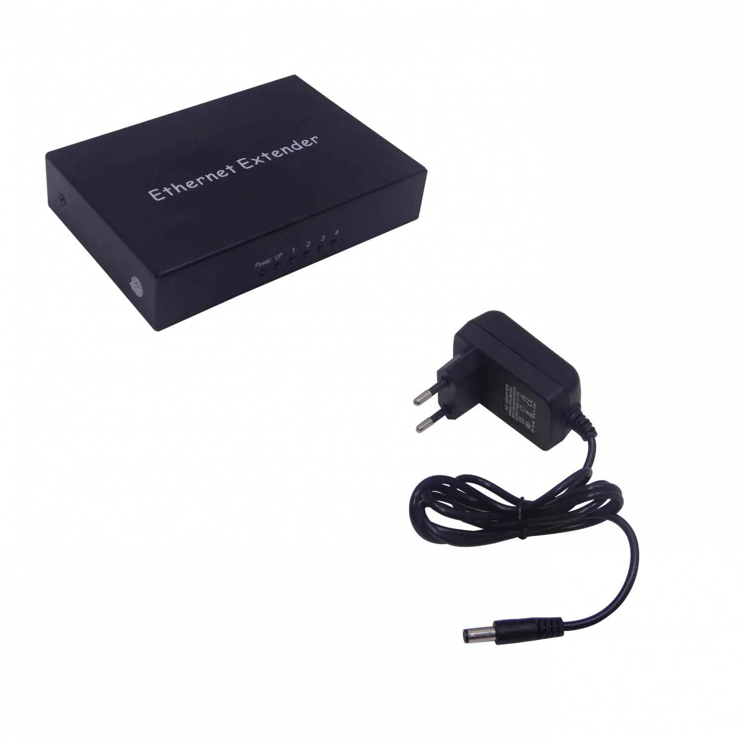 4-10mbps 1-uplink Hub-Ethernet Extensor 300-600mts-UTP 10BASE-T 3
