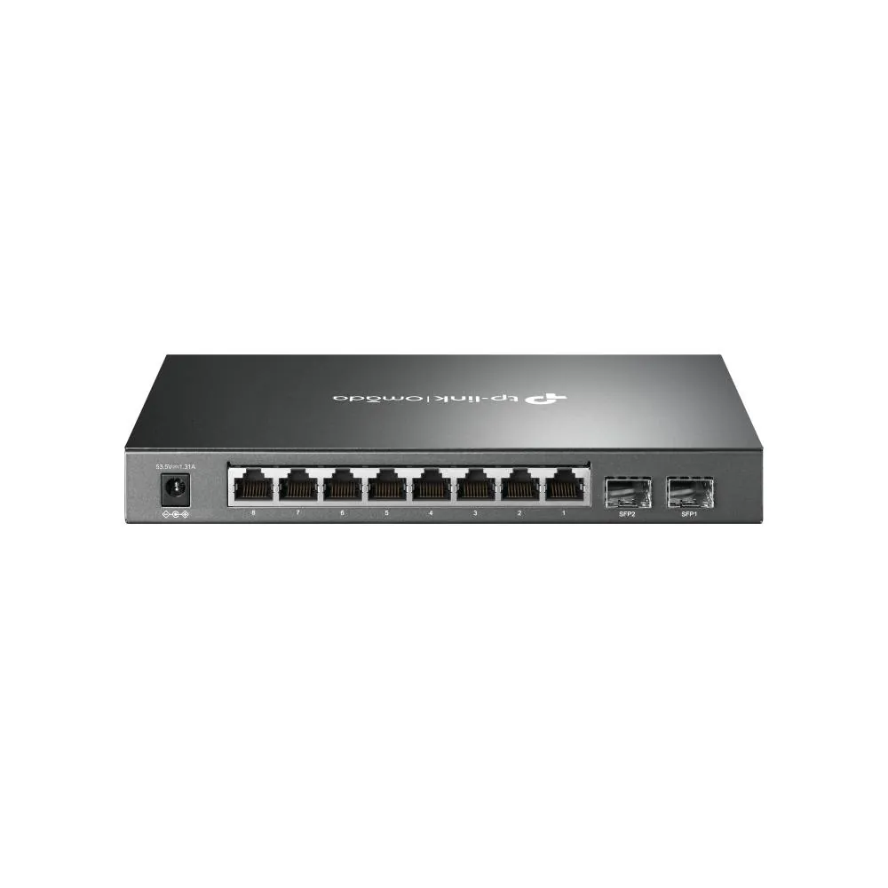 Switch inteligente TP-Link TL-SG2210P con 8 puertos Gigabit PoE y 2 ranuras SFP 3