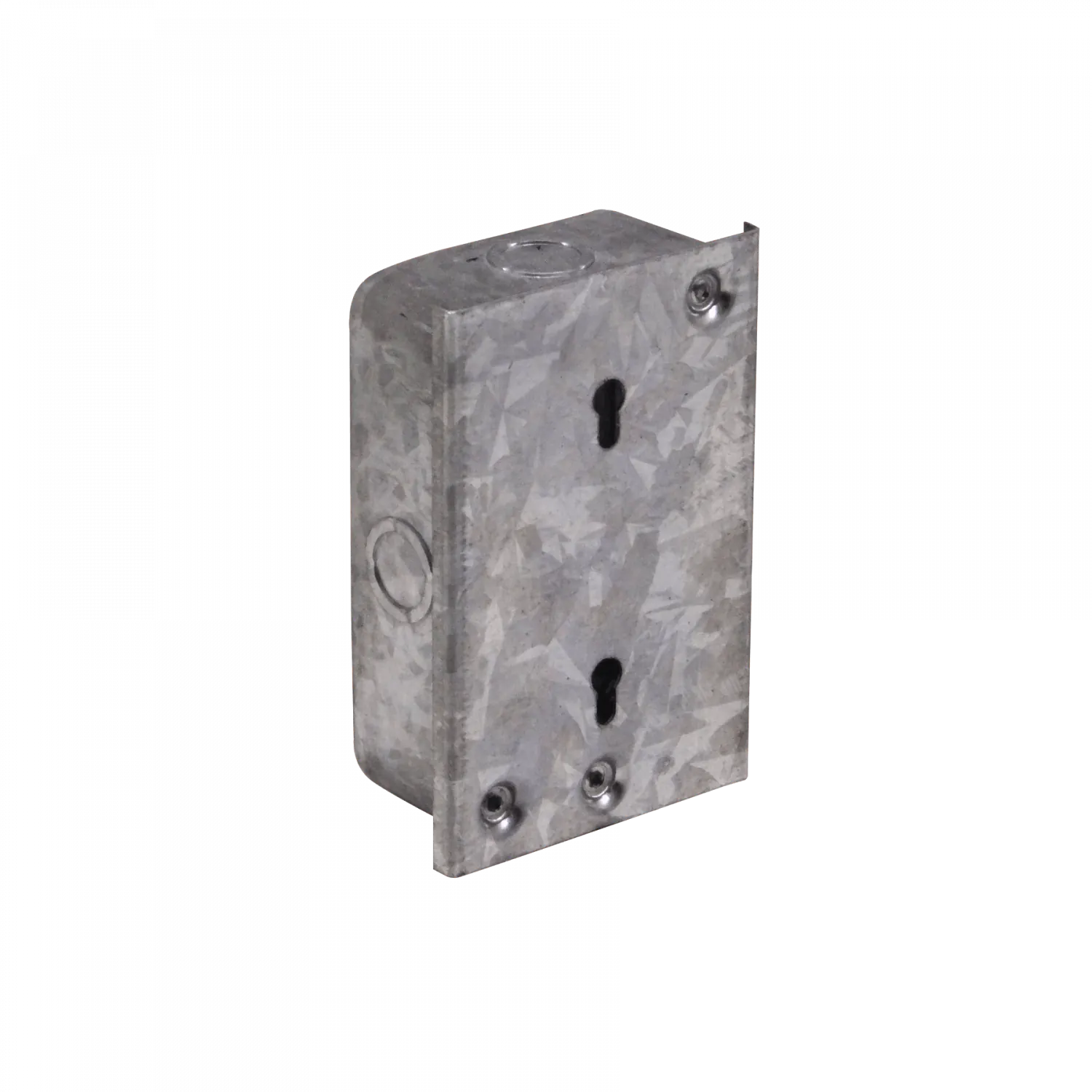 Caja-75x116mm Zincada 5/8 Chuqui Metalica Base-82x125mm 2
