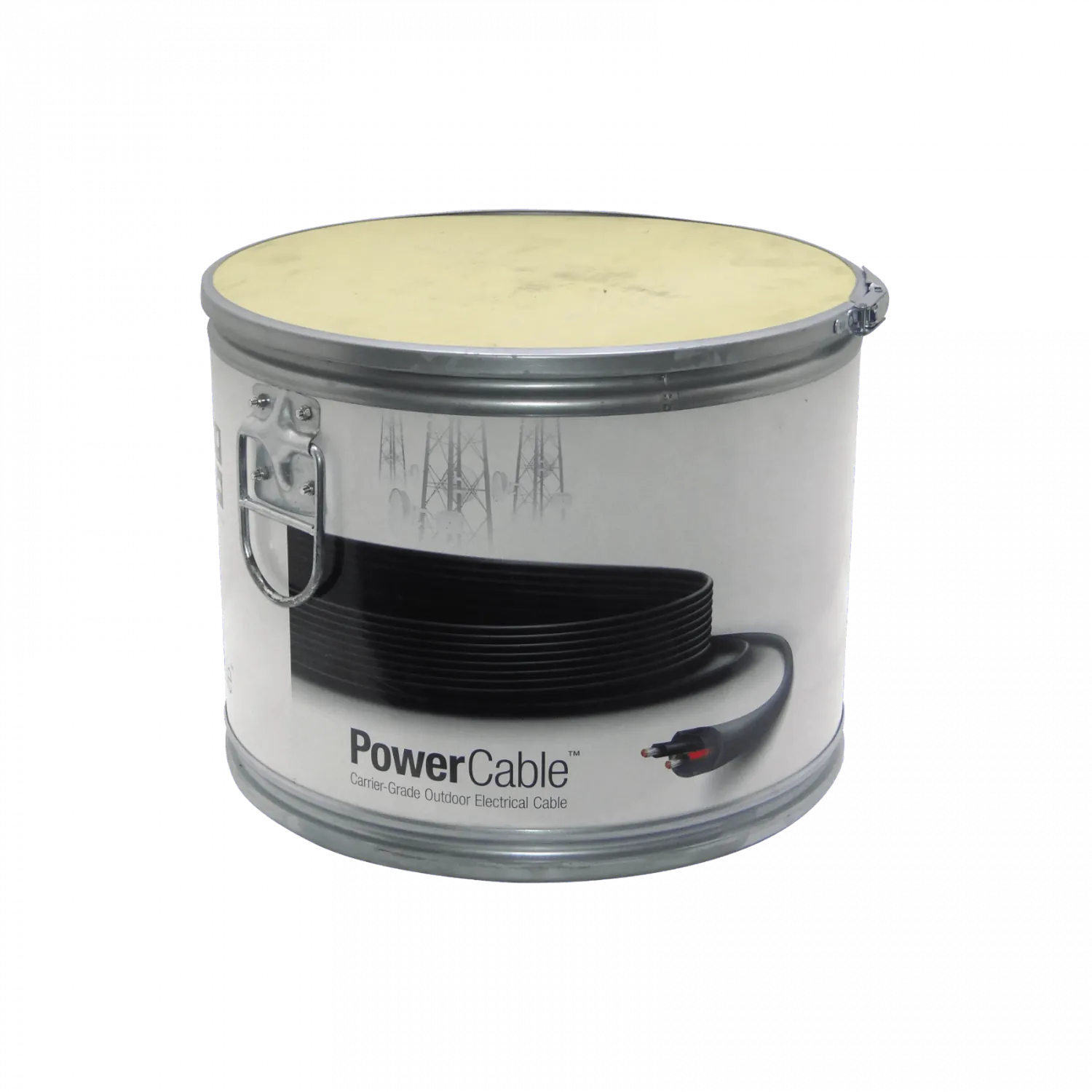 Tambor de 304m de Cable Eléctrico 2x12AWG, PE para Exterior, 10.5mm, EdgePoint Ubiquiti PC-12 2