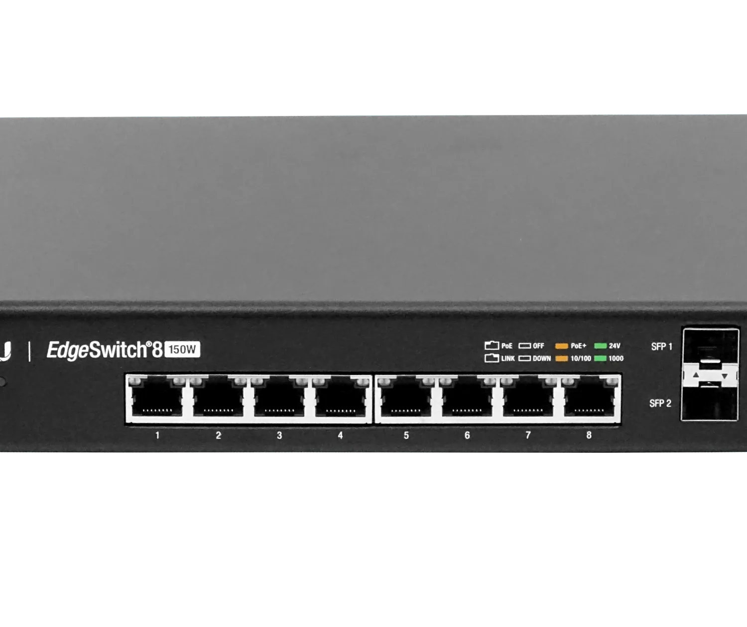Switch Ubiquiti EdgeSwitch 8 PoE (ES-8-150W), 150W, 8 Puertos Gigabit, 2 SFP, Gestión L2/L3 5
