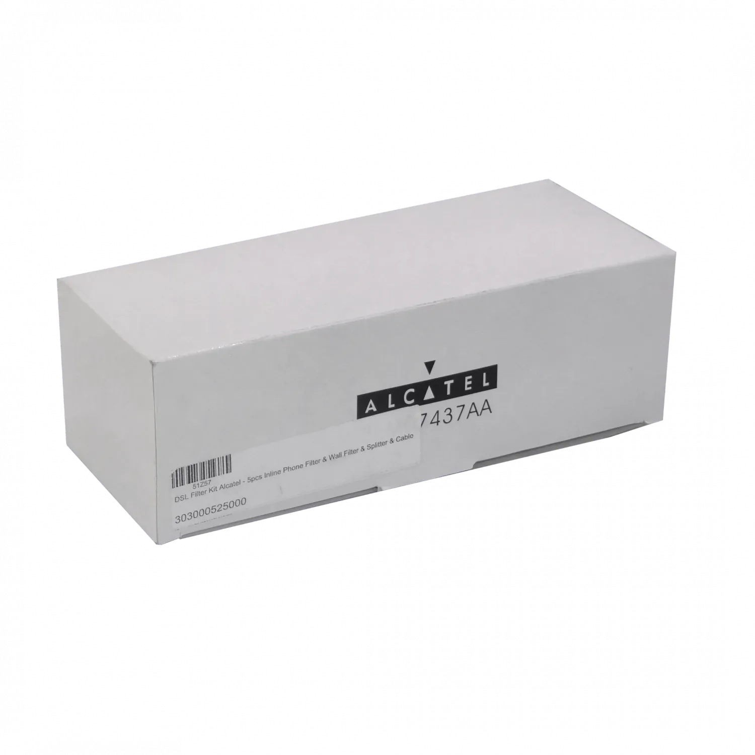 ALCATEL Kit 5-Filtros-RJ11-M/H DSL Placa-Mural Cable-CAT3-5mt-RJ11 4
