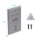 Pulsador de Salida ZKTeco EX-800A - Mecánico de Aluminio, Contacto NO/COM - Miniatura 3