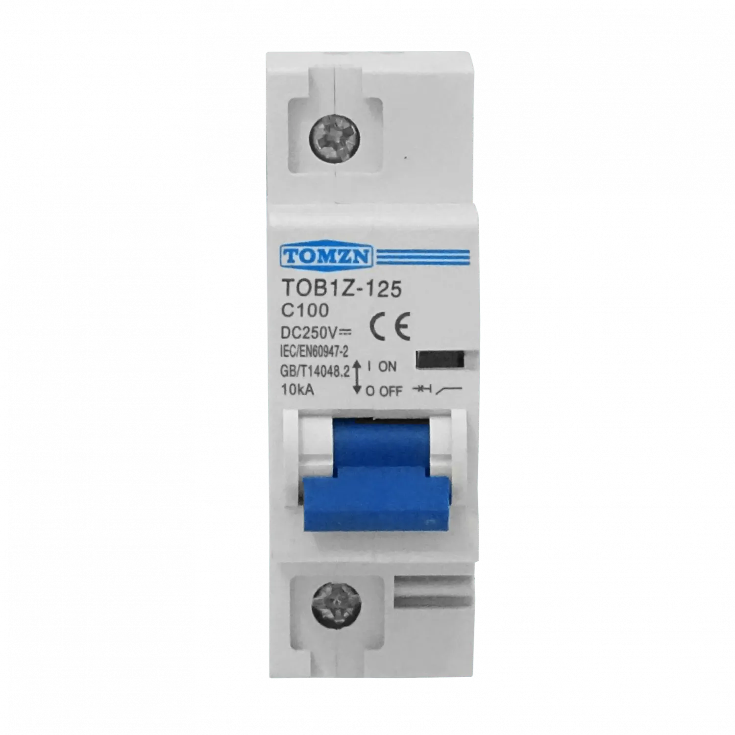 TOMZN 100A 250VDC Interruptor Automatico Termomagnetico C100 CContinua 2