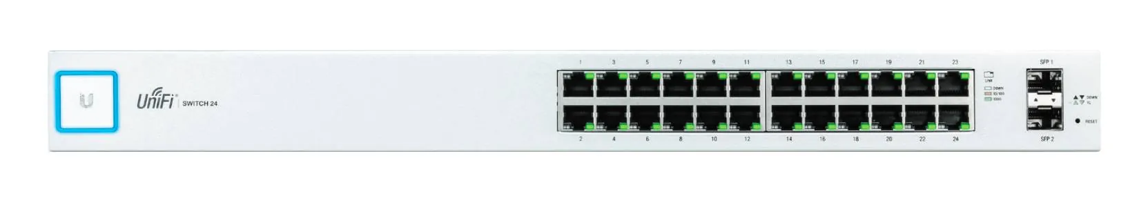 Switch Gestionado de Capa 2 con 24 Puertos Gigabit y 2 Puertos SFP, Ubiquiti UniFi Switch 24 (US-24) 2