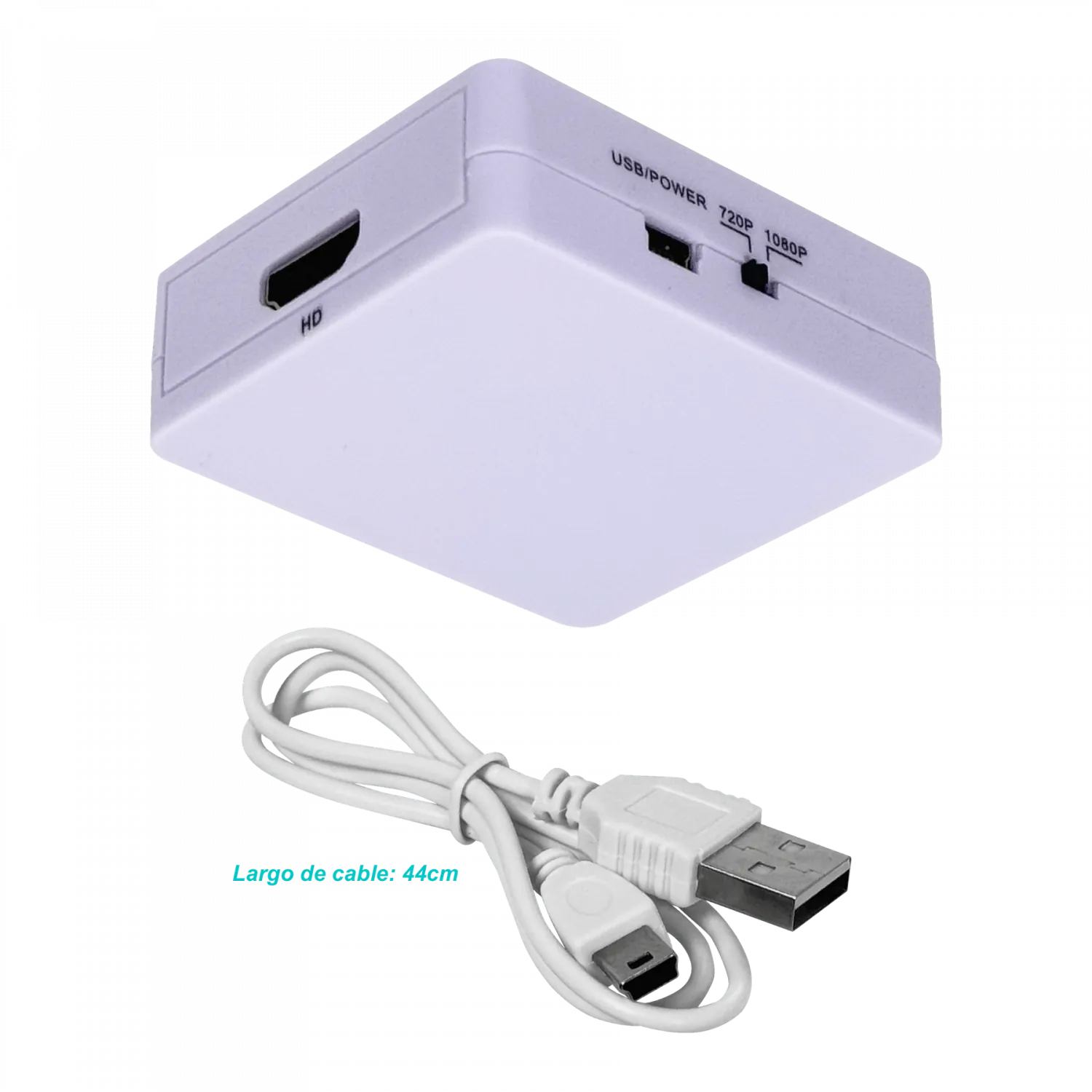 Convertidor 3 RCA a HDMI, RCAHDMI (720p/1080p, USB-5V) 6