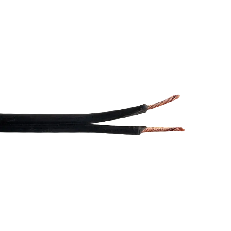 Cable Paralelo Negro 2x24AWG CCA 2x0,2mm² Multifilar 100m 2