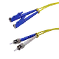 3mt E2000/UPC-ST/UPC MonoModo SM Duplex Jumper Cable Fibra 3.0mm 9/125 - Miniatura 3