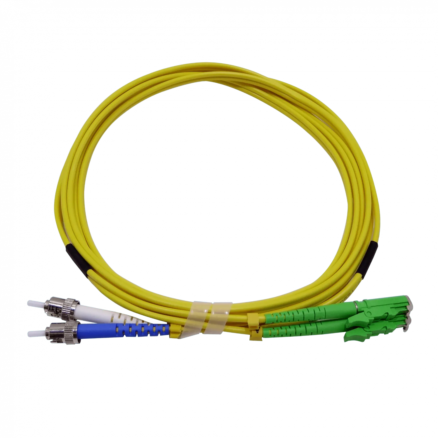 3mt E2000/APC-ST/UPC MonoModo SM Duplex Jumper Cable Fibra 3.0mm 9/125 3