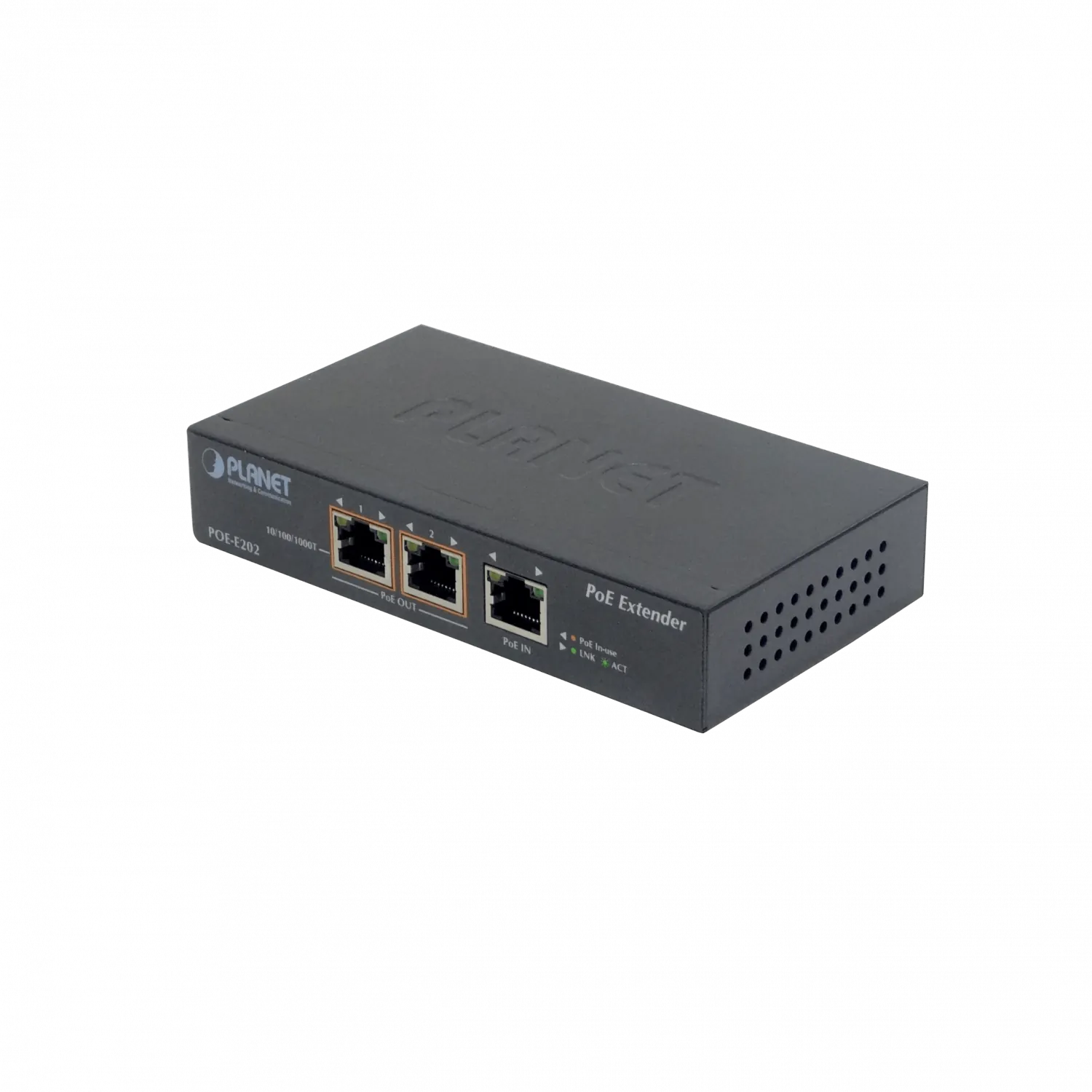 Extensor PoE+ PLANET POE-E202, Gigabit, 1 Entrada a 2 Salidas, 36W y Soporte 802.3at   5