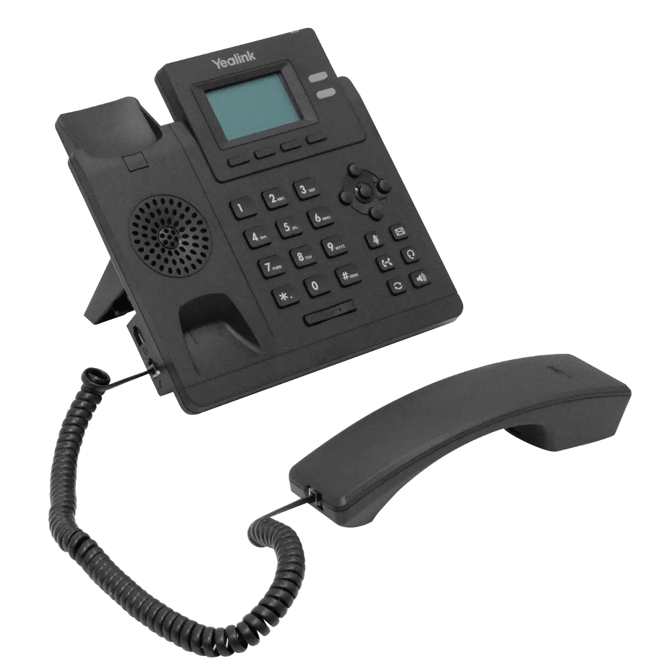 YEALINK 2-SIP 2-LAN inc5V-3W PoE-af RJ9-Audif Pant-ilumin Telefono IP 5