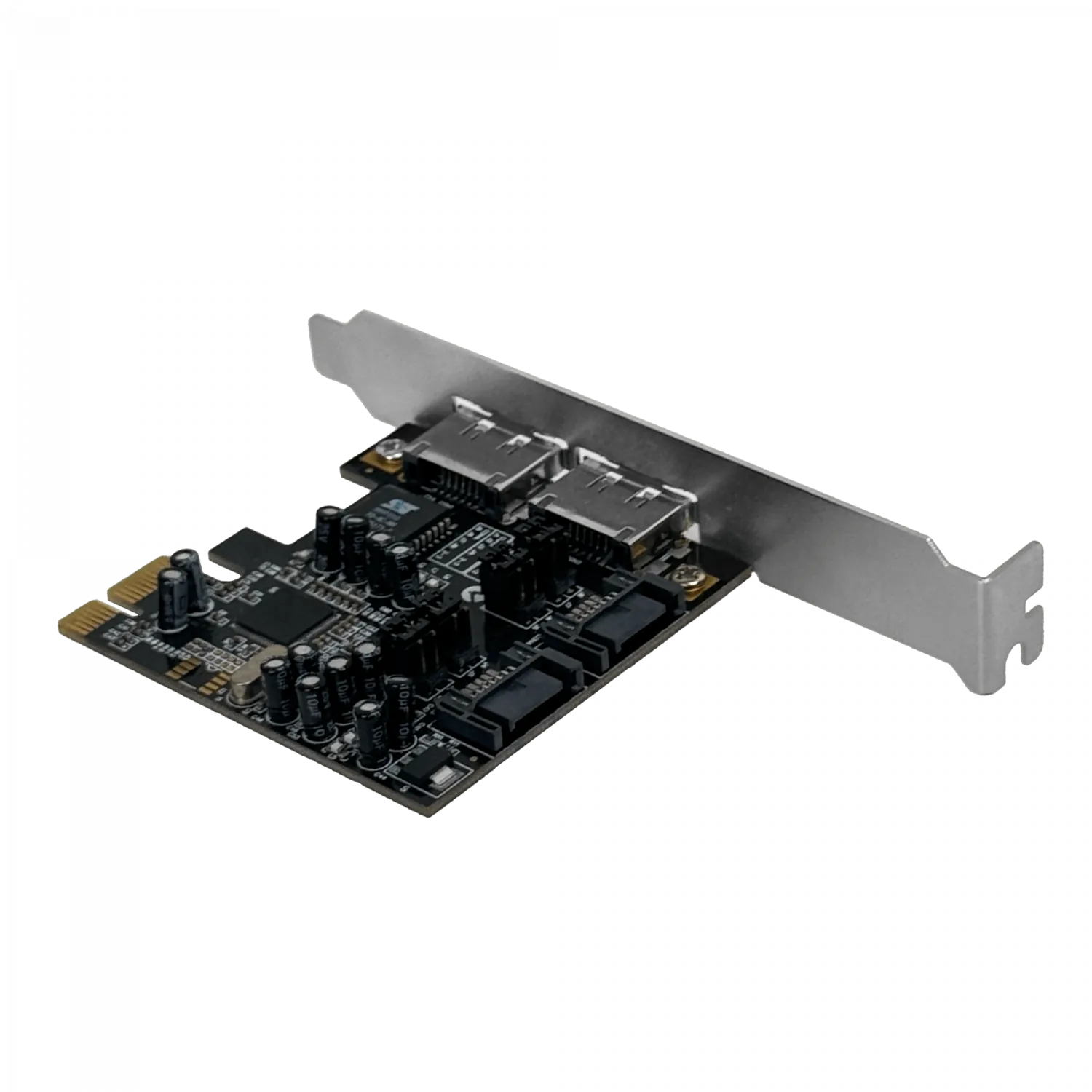 Tarjeta PCIe-x1 2-SATA3.0 2-eSATA3.0 PCIExpress ASM1061 asmedia 4